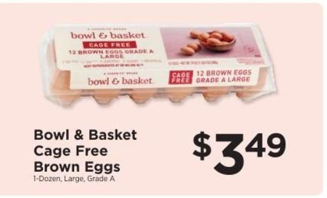 Bowl & Basket Cage Free Brown Eggs
