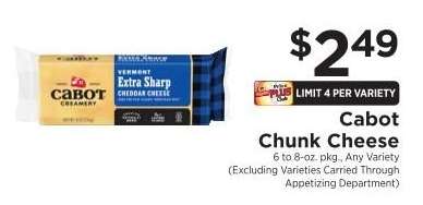 Cabot Chunk Cheese