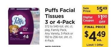 Puffs Facial Tissues