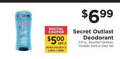 Secret Outlast Deodorant