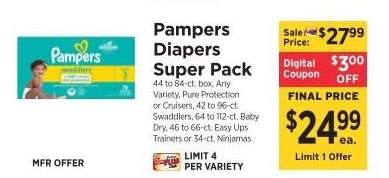 Pampers Diapers Super Pack