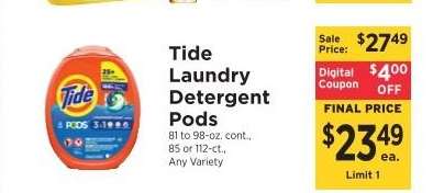 Tide Laundry Detergent Pods