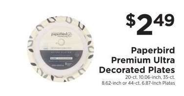 Paperbird Premium Ultra Decorated Plates