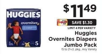 Huggies Overnites Diapers Jumbo Pack