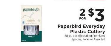 Paperbird Everyday Plastic Cutlery