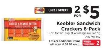 Keebler Sandwich Crackers 8-Pack