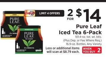 Pure Leaf Iced Tea 6-Pack