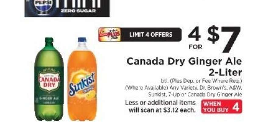 Canada Dry Ginger Ale 2- liter