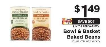 Bowl & Basket Baked Beans