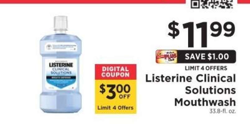 Listerine Clinical Solutions Mouthwash