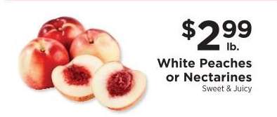 White Peaches or Nectarines