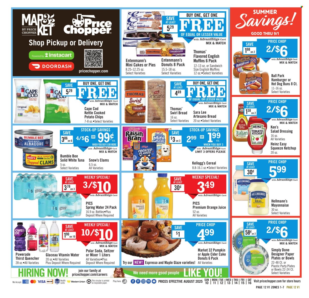 Price Chopper ad - 08/10/2025 - 08/16/2025. Page 12