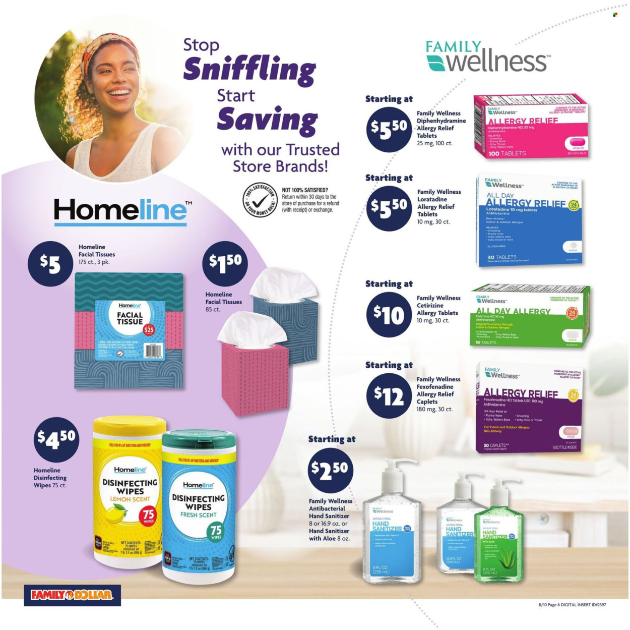 Family Dollar ad - 08/10/2025 - 08/16/2025. Page 10