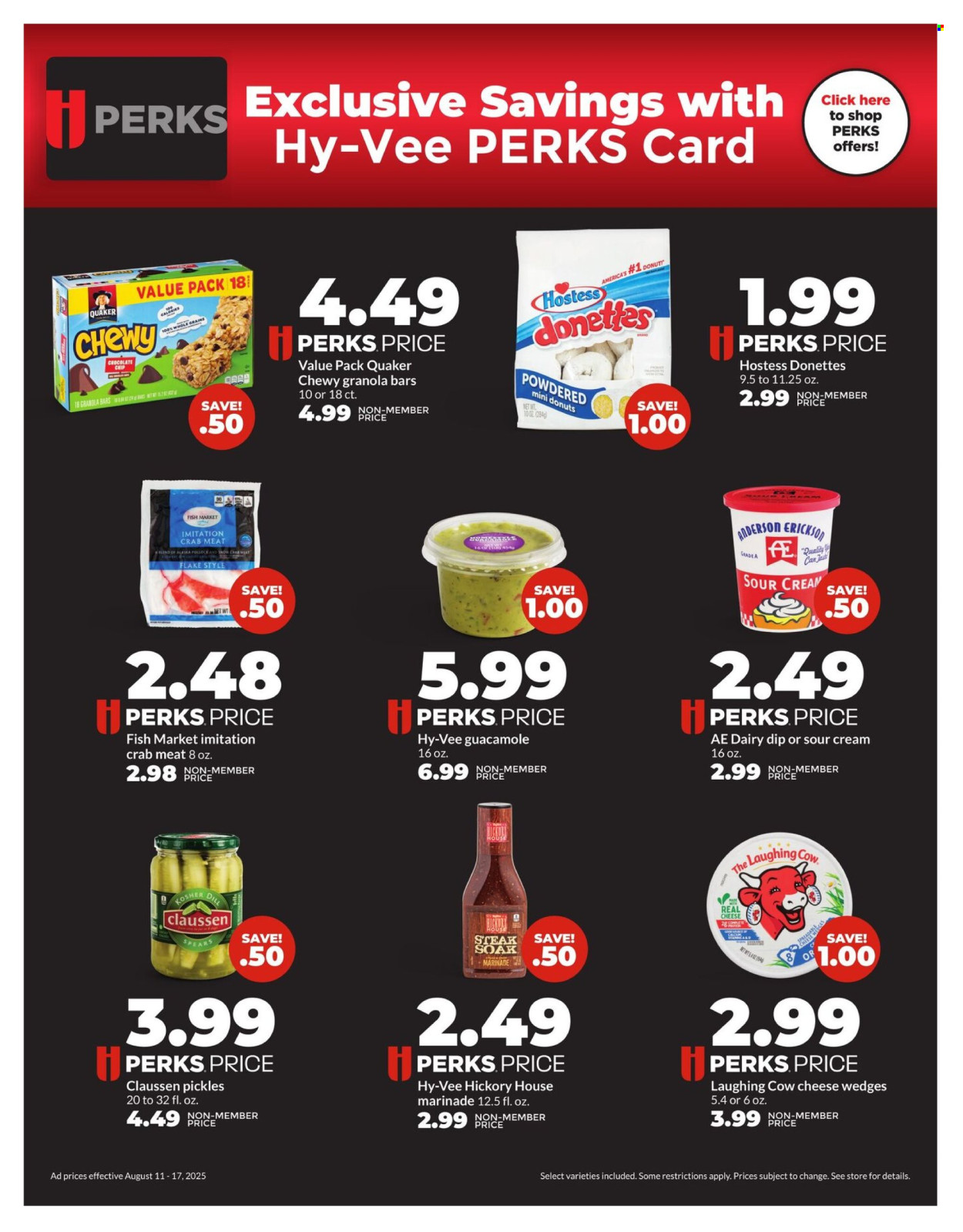 Hy-Vee ad - 08/11/2025 - 08/17/2025. Page 3