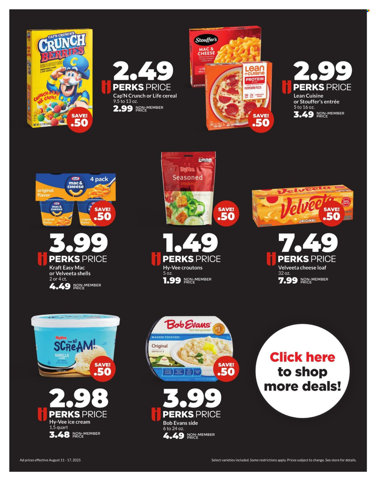 Hy-Vee ad - 08/11/2025 - 08/17/2025. Page 4