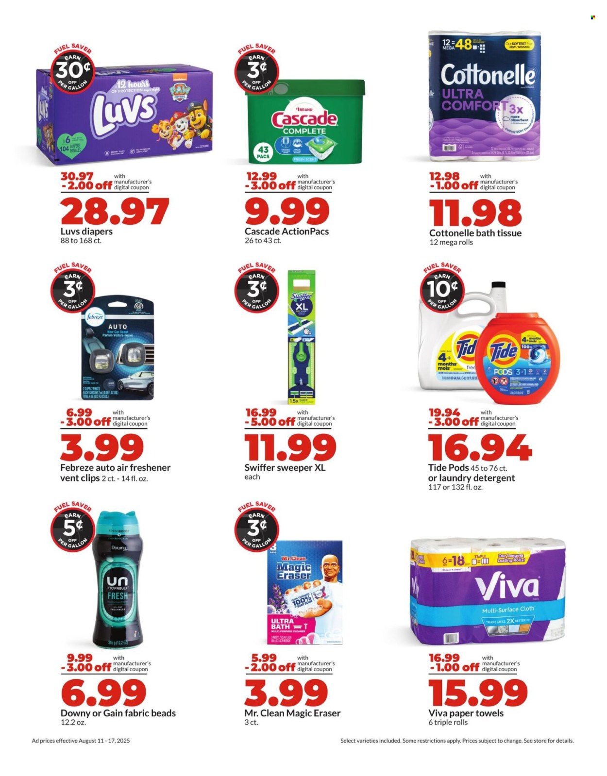 Hy-Vee ad - 08/11/2025 - 08/17/2025. Page 6