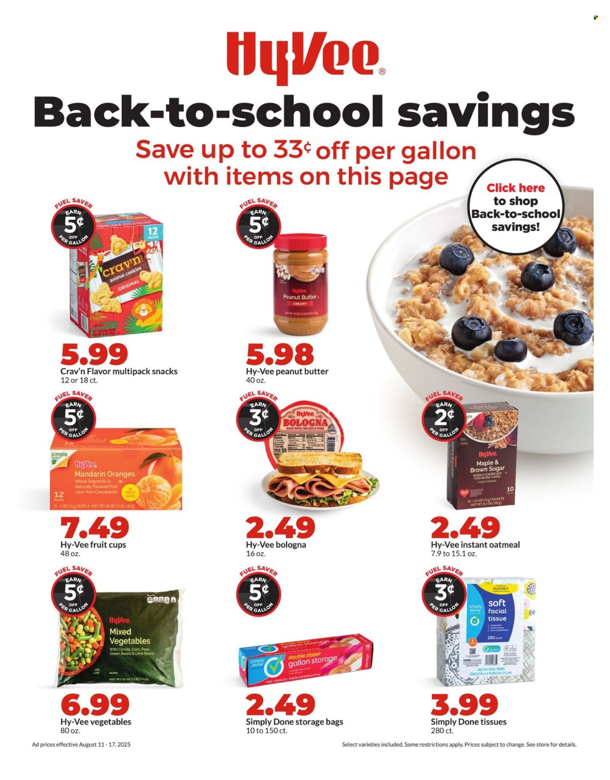 Hy-Vee ad - 08/11/2025 - 08/17/2025. Page 8