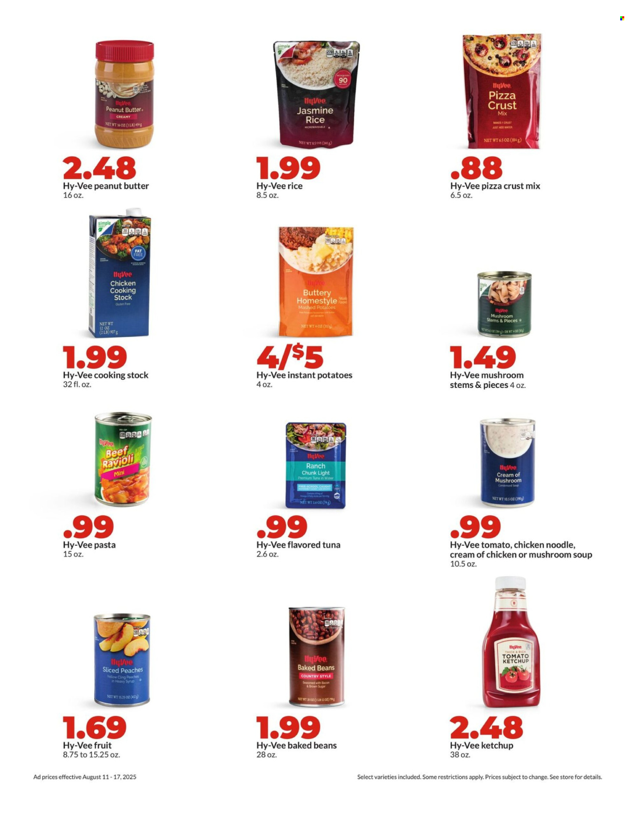 Hy-Vee ad - 08/11/2025 - 08/17/2025. Page 16