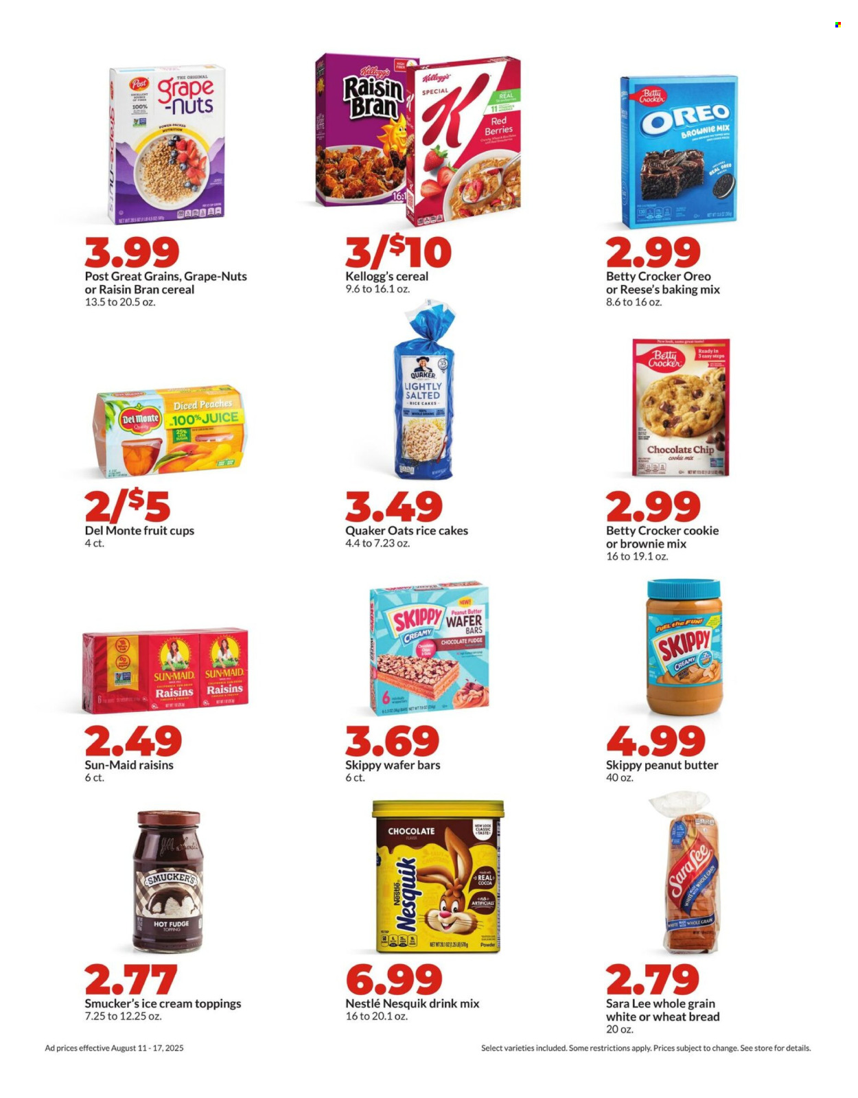 Hy-Vee ad - 08/11/2025 - 08/17/2025. Page 19