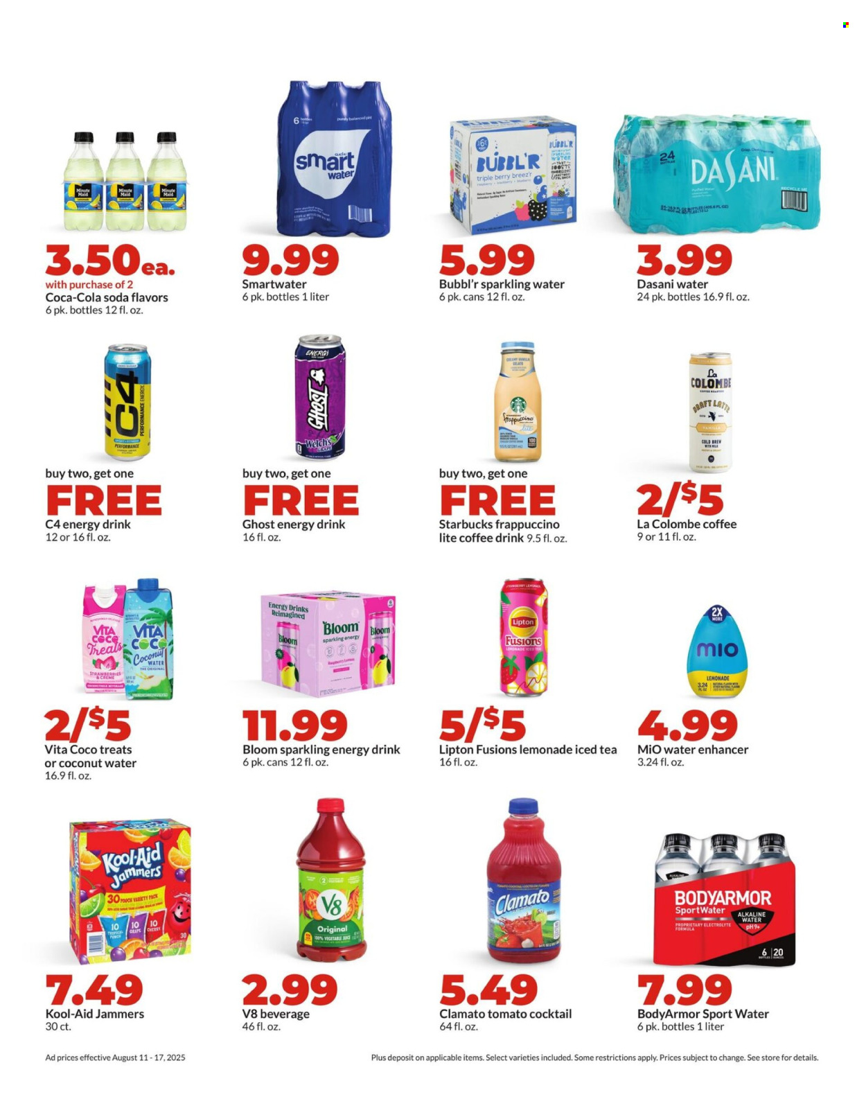 Hy-Vee ad - 08/11/2025 - 08/17/2025. Page 25