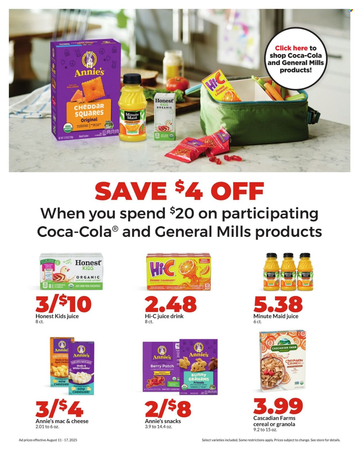 Hy-Vee ad - 08/11/2025 - 08/17/2025. Page 26