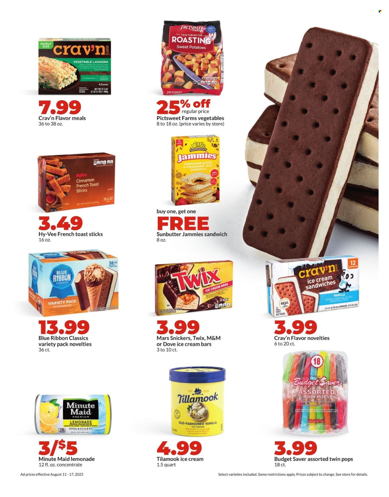 Hy-Vee ad - 08/11/2025 - 08/17/2025. Page 30