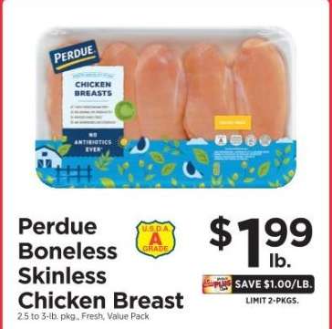 Perdue Boneless Skinless Chicken Breast