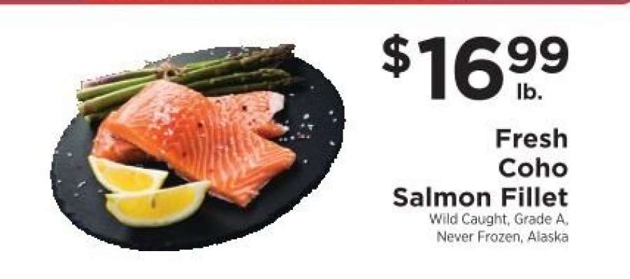 Fresh Coho Salmon Fillet
