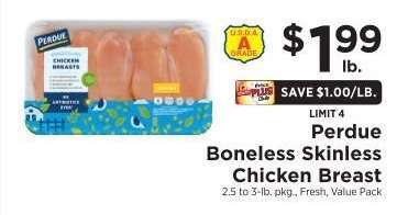 Perdue Boneless Skinless Chicken Breast