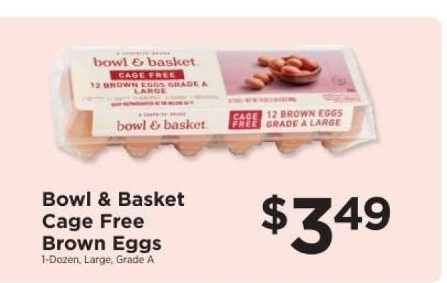 Bowl & Basket Cage Free Brown Eggs