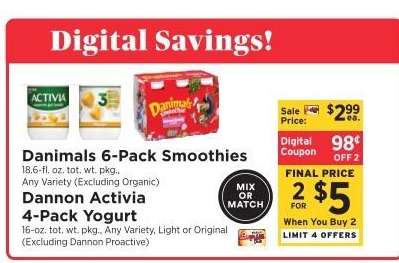 Danimals 6-Pack Smoothies
