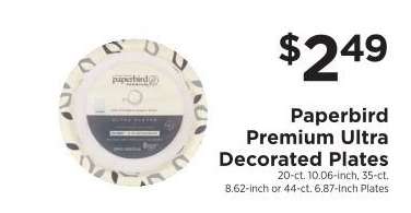 Paperbird Premium Ultra Decorated Plates