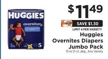 Huggies Overnites Diapers Jumbo Pack