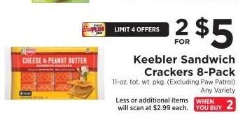Keebler Sandwich Crackers 8-Pack