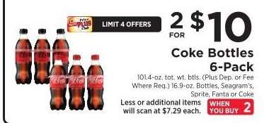 Coke Bottles 6-Pack