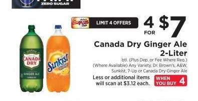 Canada Dry Ginger Ale 2- liter