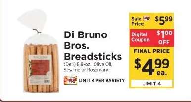 Di Bruno Bros. Breadsticks