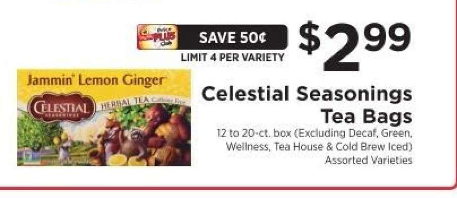 Celestial Seasonings Tea Bags
