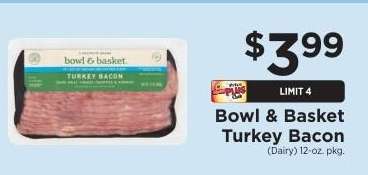 Bowl & Basket Turkey Bacon