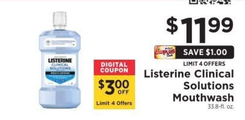 Listerine Clinical Solutions Mouthwash