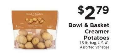 Bowl & Basket Creamer Potatoes