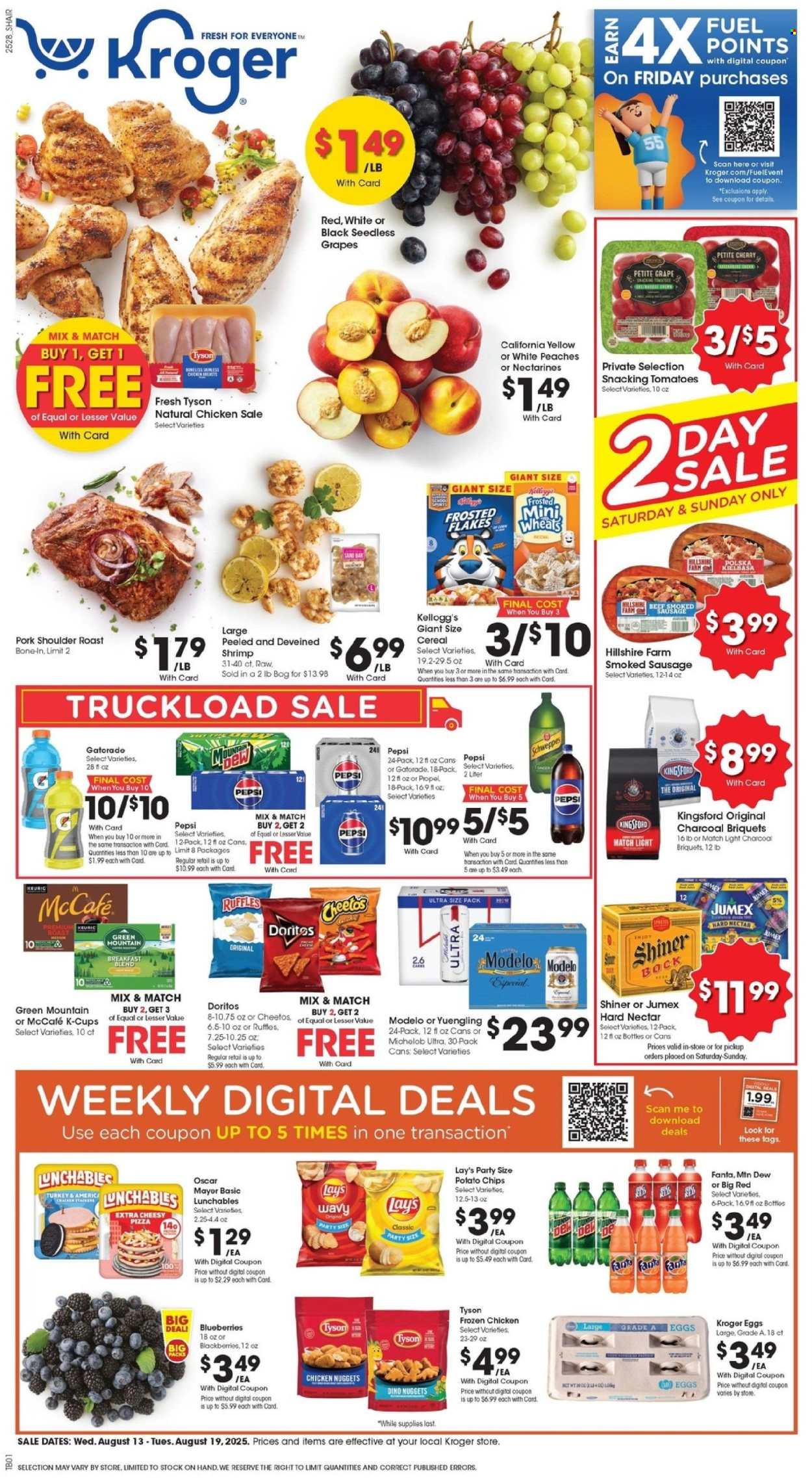 Kroger ad - 08/13/2025 - 08/19/2025. Page 1