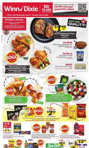 Winn Dixie Flyer - 08/13/2025 - 08/19/2025.