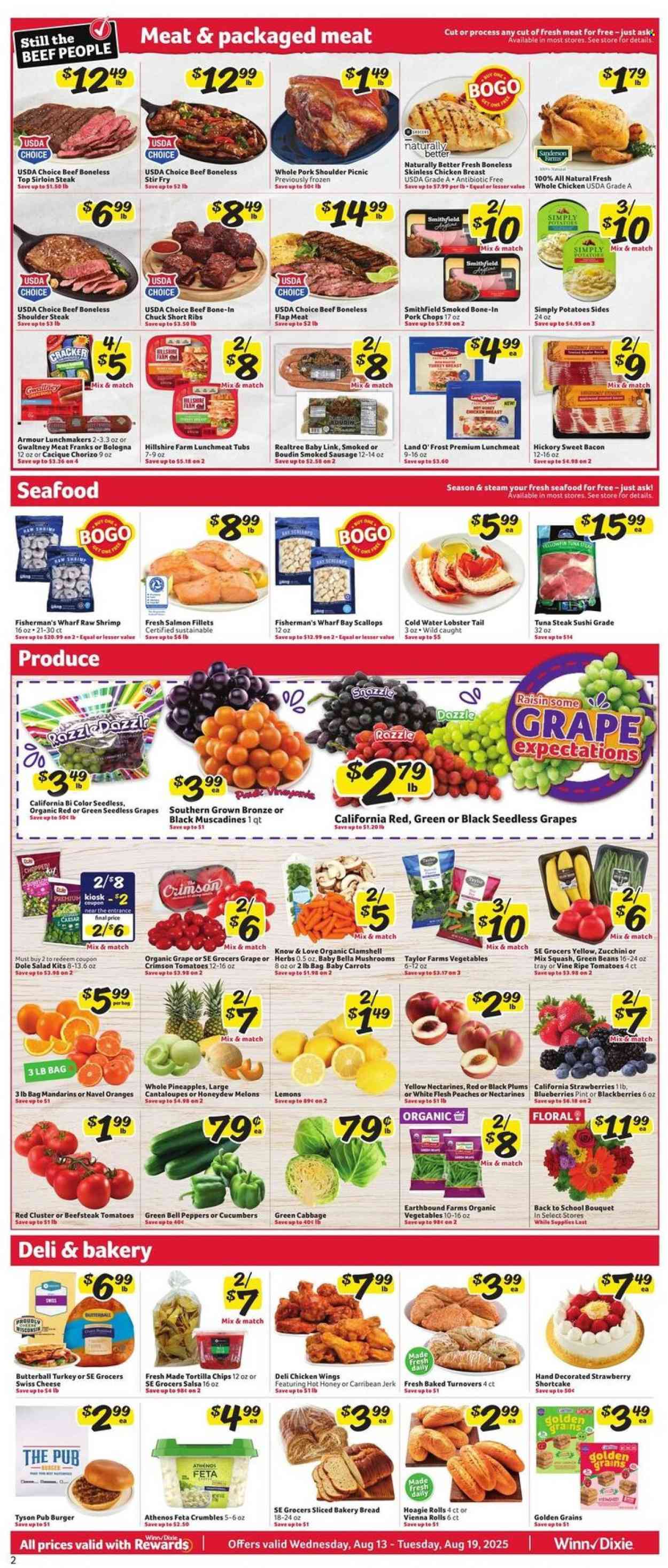 Winn Dixie ad - 08/13/2025 - 08/19/2025. Page 2