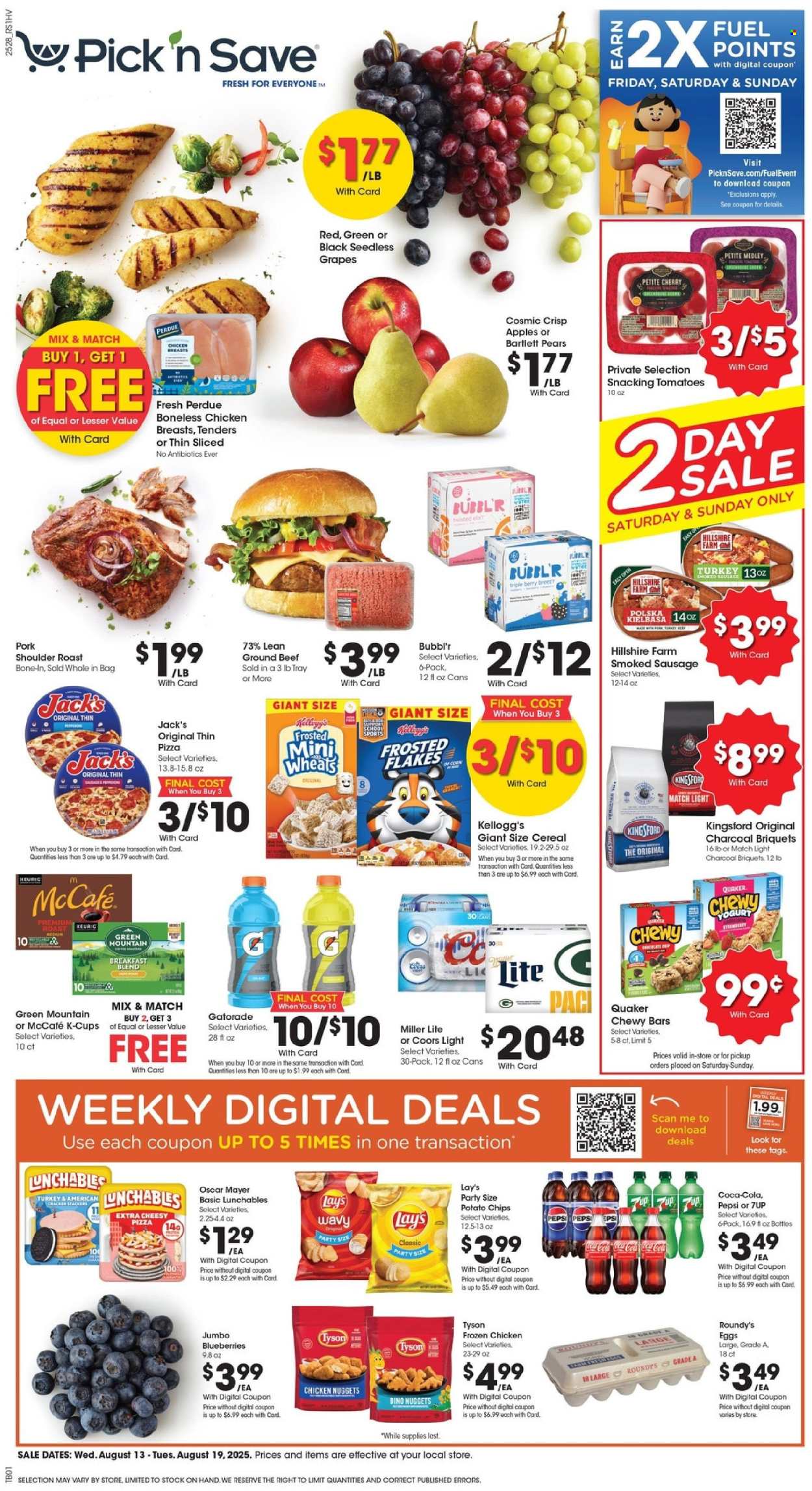 Pick ‘n Save ad - 08/13/2025 - 08/19/2025. Page 1
