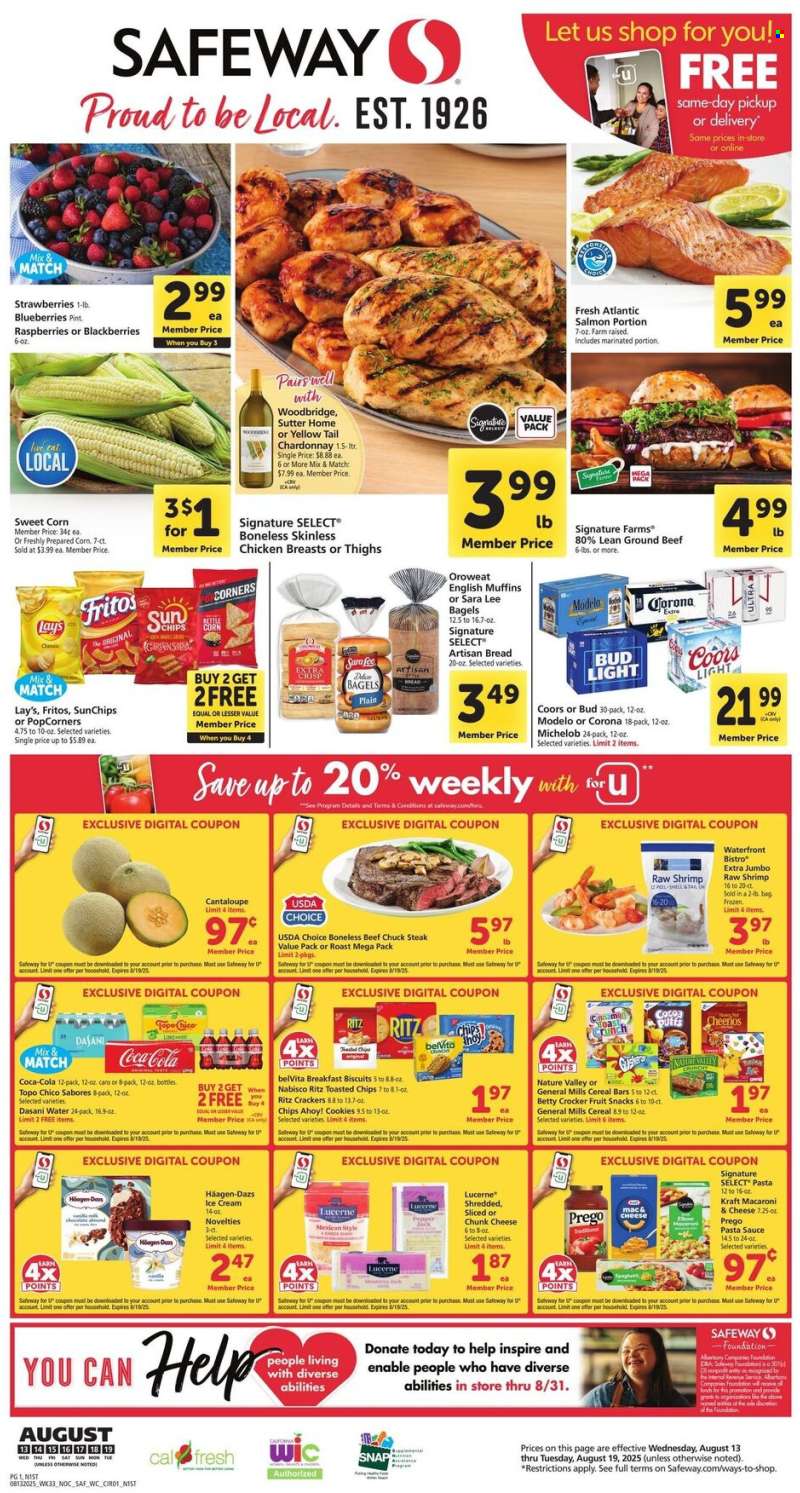 Safeway Flyer - 08/13/2025 - 08/19/2025.