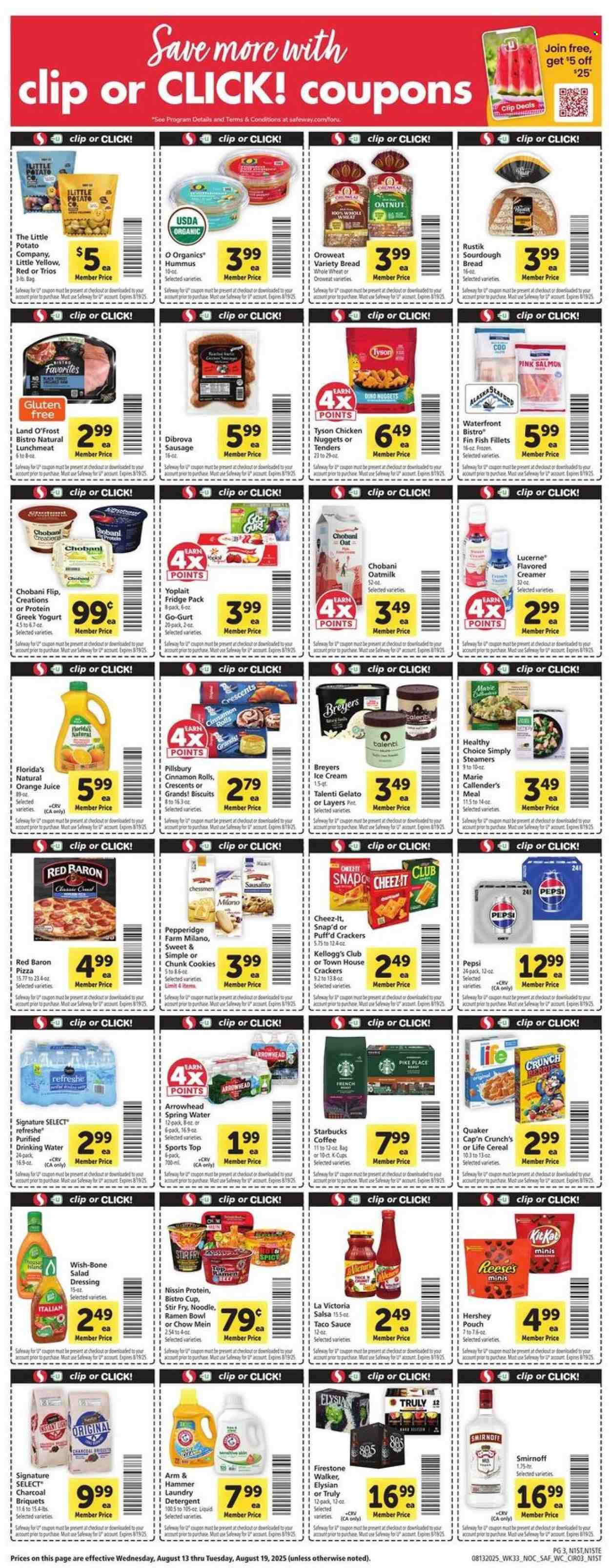 Safeway ad - 08/13/2025 - 08/19/2025. Page 3