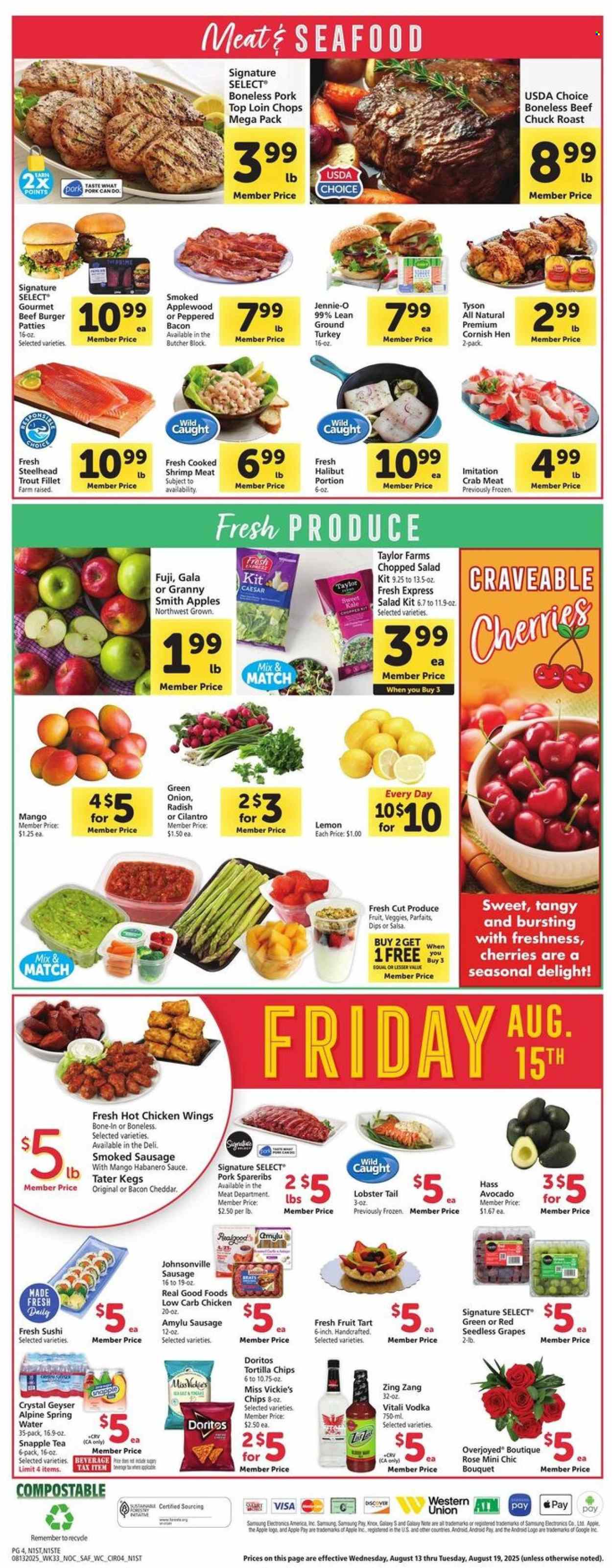 Safeway ad - 08/13/2025 - 08/19/2025. Page 4