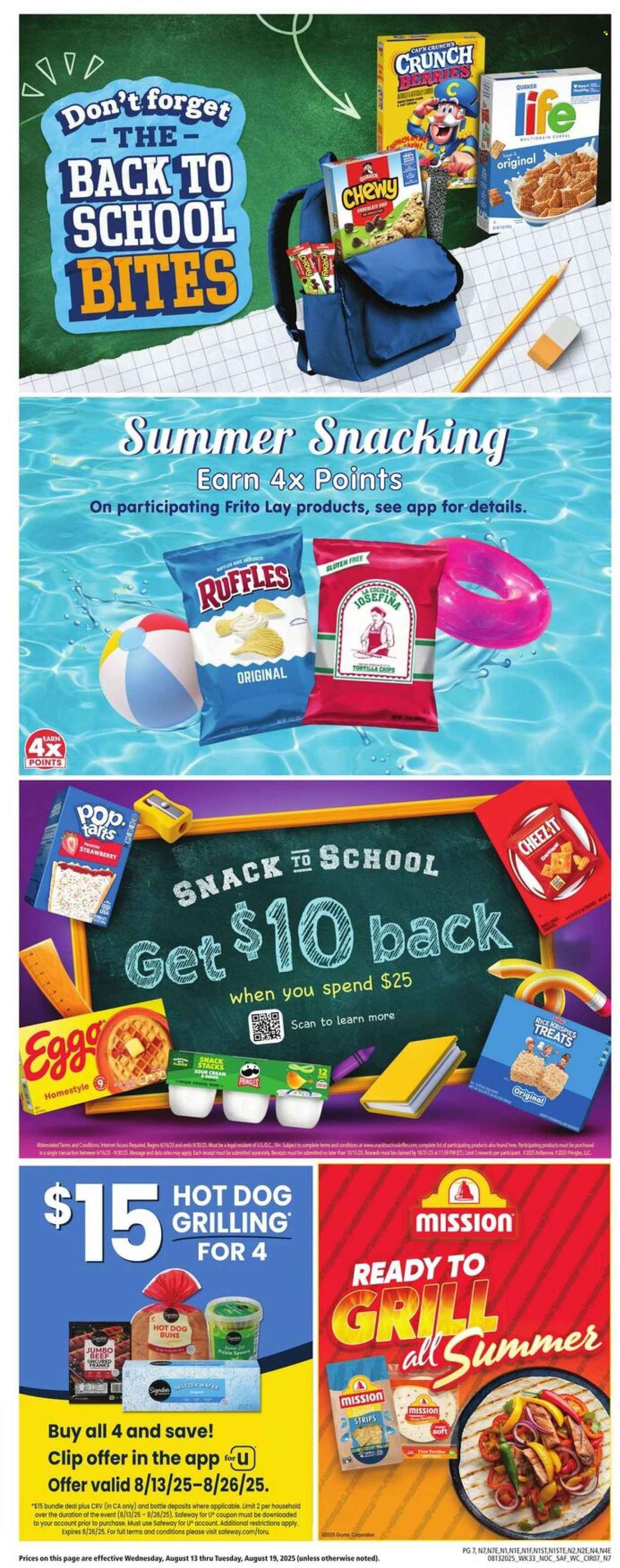 Safeway ad - 08/13/2025 - 08/19/2025. Page 7