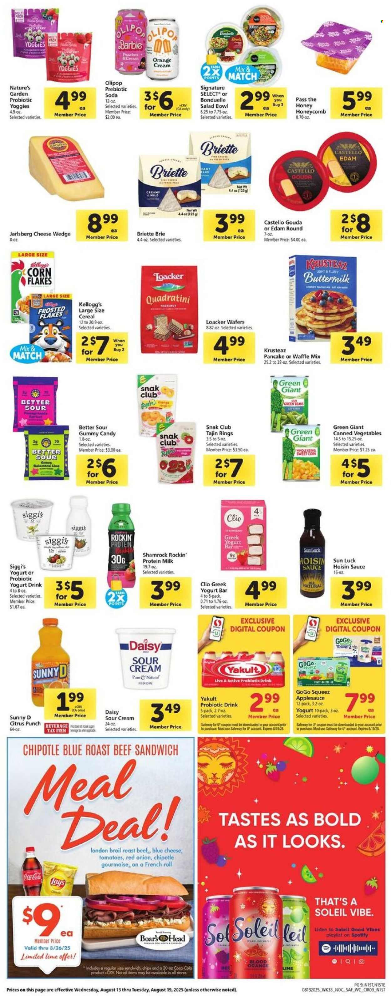 Safeway ad - 08/13/2025 - 08/19/2025. Page 9